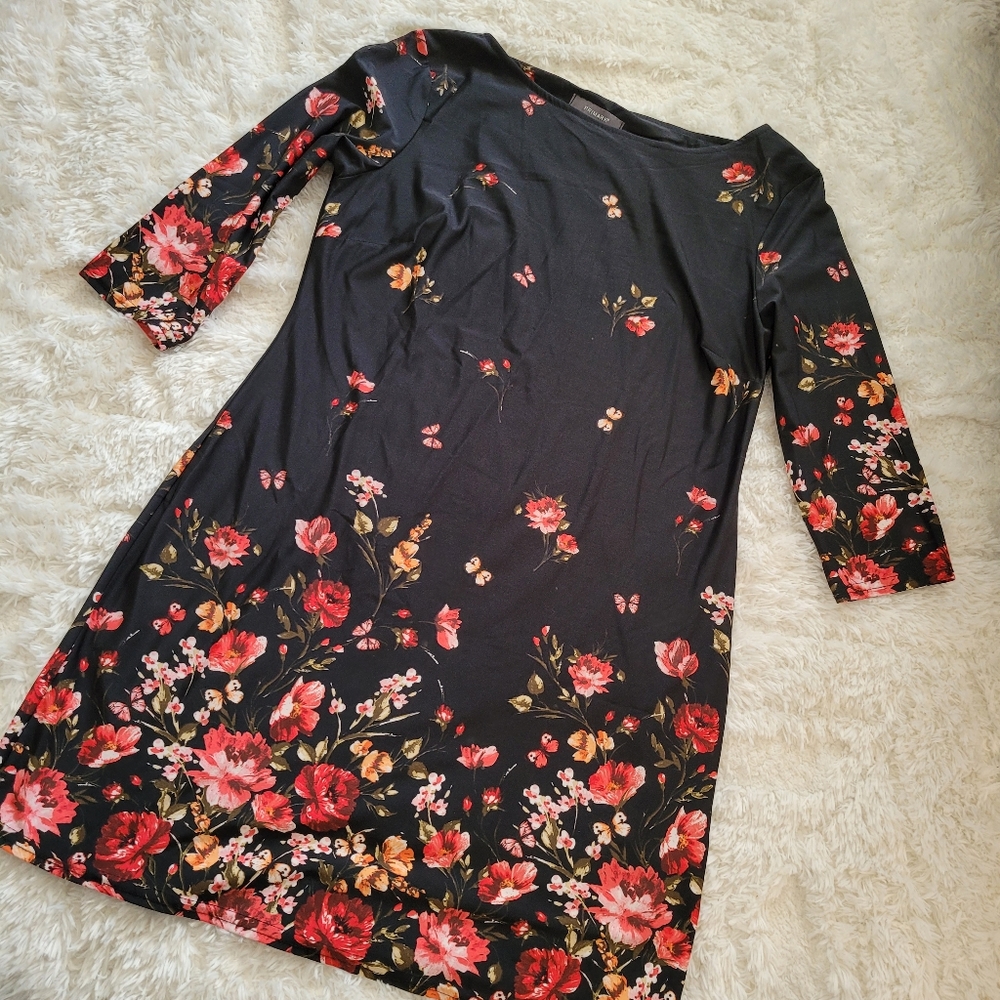 Floral pull over dress